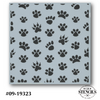 Paws Background Stencil
