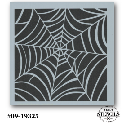 Spiderweb Background Stencil