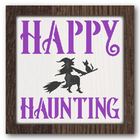 Mini Signs: Happy Haunting