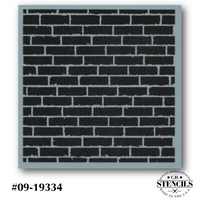 Dirty Brick Background Stencil