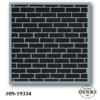 Dirty Brick Background Stencil