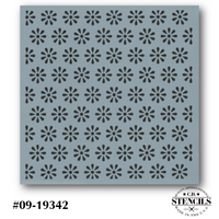 Flower Background Stencil