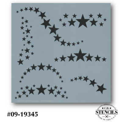 Starry Elements Stencil