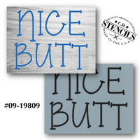 Nice Butt Stencil