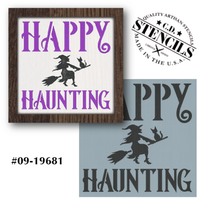 Mini Signs: Happy Haunting