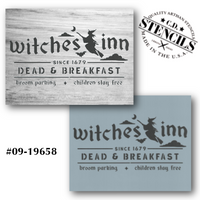 Witches Inn Stencil