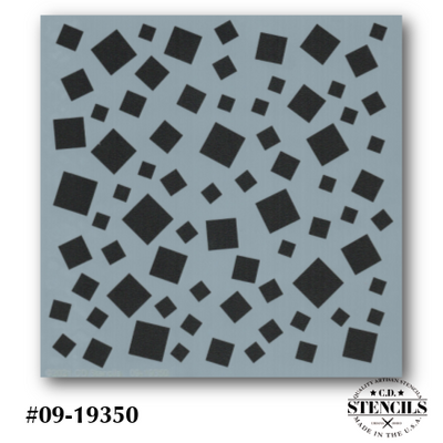 Block Party Background Stencil