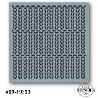 Knit and Purl Background Stencil