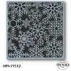 Snow Flurries Background Stencil