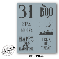 Word Blocks: Halloween Stencil