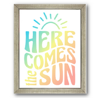 Here Comes the Sun Stencil