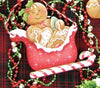 Gingerbread Sleigh Ornament