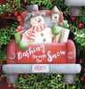 Snowman Truck Ornament