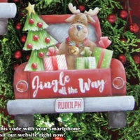 Reindeer Truck Ornament