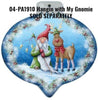 Jumbo Fat Teardrop Ornament Plaque