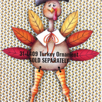 Let's Talk Turkey Ornament E-Pattern by Chris Haughey