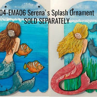Serena MDF Mermaid Ornament