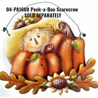 Wood Scarecrow Pumpkin Ornament Kit