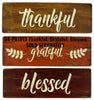 Thankful Grateful Blessed Stencil