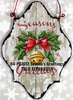 6-1/4" Elizabeth Vertical  Ornament