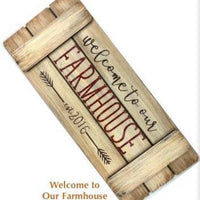 Welcome to Our Farmhouse Stencil