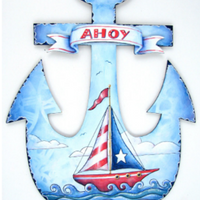14" Portly Anchor Plaque
