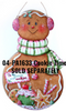 Snowman with Earmuffs Plaque