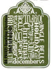 Christmas Words Stencil