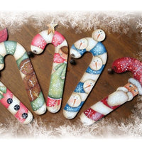 Wintry Candy Canes - Frosty Cane By Deb Antonick