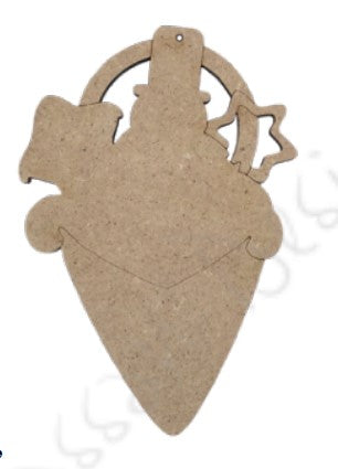 Candy Snowman Cone Ornament