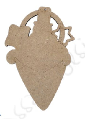 Candy Snowman Cone Ornament
