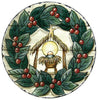 Farmhouse Nativity Wreath Ornament E-Pattern by Chris Haughey