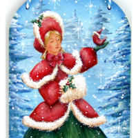 Ruffled Dome Ornament