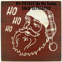 Santa Ho Ho Ho Stencil