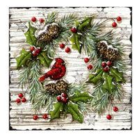 Create with Chris - Winter Cardinal Wreath Class Video Download