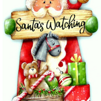 Santa's Watching Ornament Kit