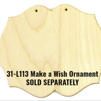 Make a Wish Plaque Ornament E-Pattern