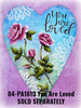 Primitive Heart Plaque