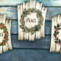 Rustic Sign Ornament 361-L688 Sold Separately