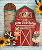 Why Yes, I Was Born in a Barn Stencil By Sharon Cook