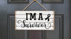 I'm a Survivor Stencil