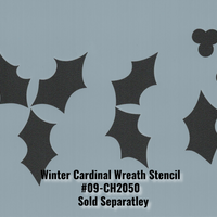 Winter Cardinal Wreath E-Pattern by Chris Haughey