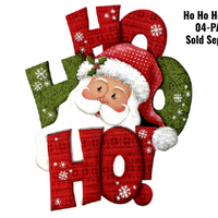 Ho Ho Santa Plaque