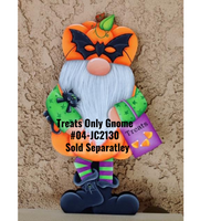 Treats Only Gnome Plaque