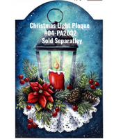 Christmas Light Plaque Stencil by Chris Haughey
