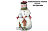 Frolicking Snowmen Ornaments E-Pattern by Chris Haughey