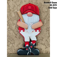 Baseball Gnome Plaque