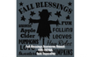 Fall Blessings Scarecrow E-Pattern