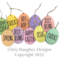 4" Oval Egg Ornament