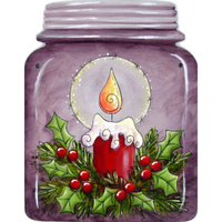 Candlelight Mason Jar Pattern by Chris Haughey